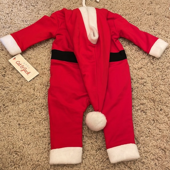 Lot of 2 Christmas Outfits. Cat & Jack Santa Outfit and Carter’s Outfit - Picture 4 of 9